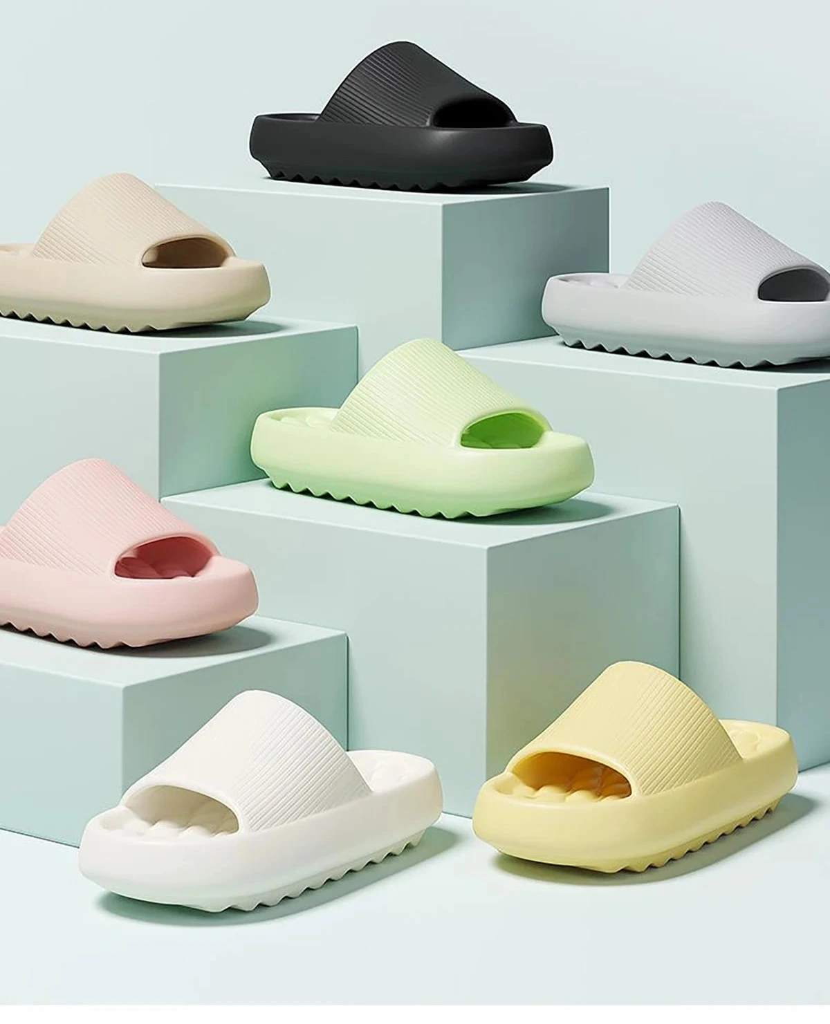 Chinelo Nuvem Plataforma EVA Antiderrapante