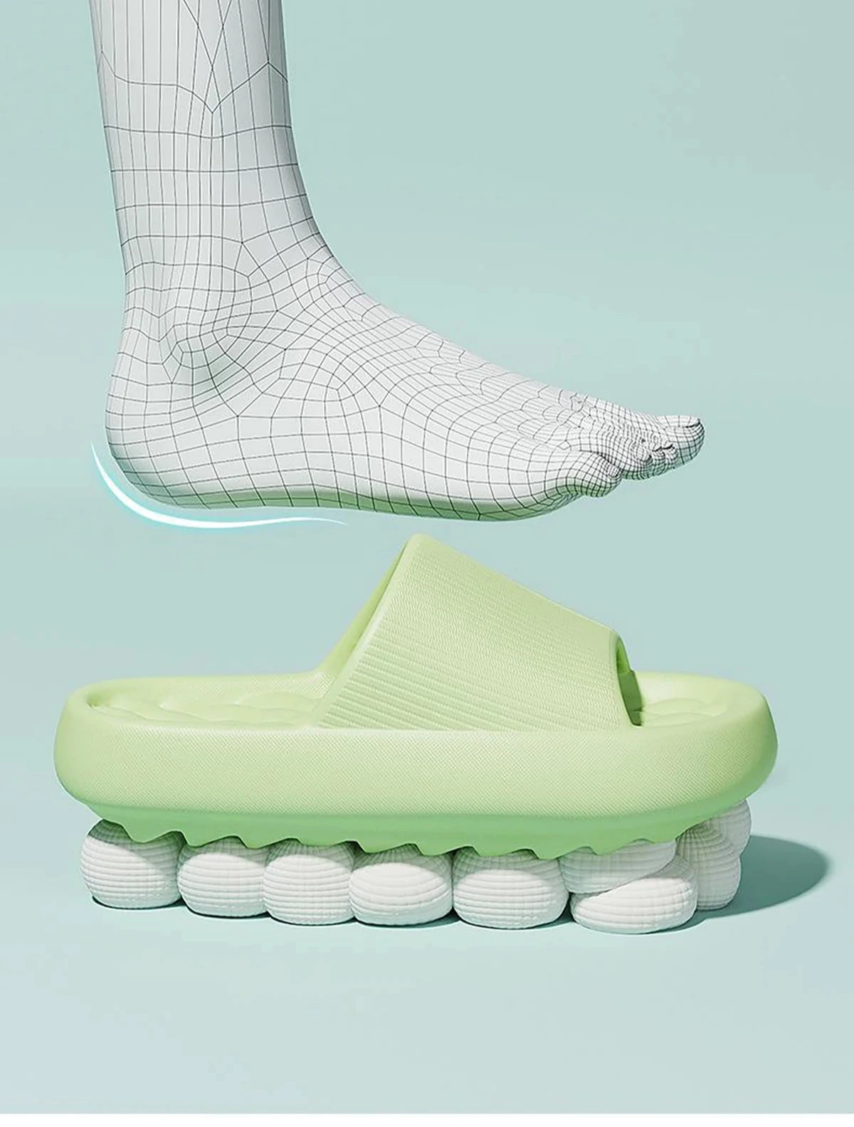 Chinelo Nuvem Plataforma EVA Antiderrapante