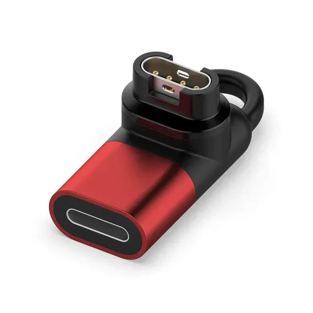 Adaptador de carregador para relógio Garmin Forerunner, conversor de carregamento, cabo USB iOS, tipo C, 265, 965, 245, 955, 255s, Venu 3 S, SQ2