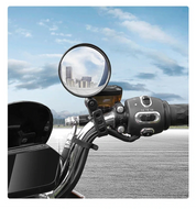 Espelho Retrovisor de Bicicleta Universal, Ajustável Girar, Ângulo Largo, Guiador de Ciclismo, Espelhos Retrovisores para MTB, Acessórios de Road Bike
