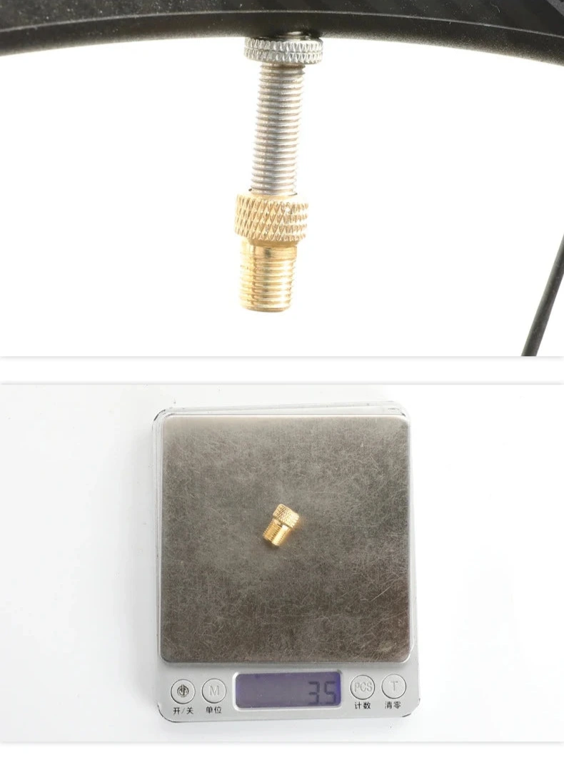 Adaptador de válvula de transferência de pneu de roda, 5 peças presta para schrader cinverter bicicleta de estrada ciclo tubo punp