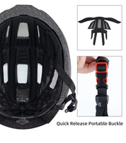 Capacete de bicicleta com luzes LED para homens e mulheres, passeio MTB, bicicleta de estrada, corrida, esportes ao ar livre, ciclismo pro, boné de segurança