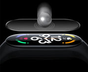 Vidro temperado para xiaomi mi band 8 7 6 5 4 filme acessórios smartwatch protetor de tela cheia 9d capa protetora completa filme hd