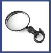 Espelho Retrovisor de Bicicleta Universal, Ajustável Girar, Ângulo Largo, Guiador de Ciclismo, Espelhos Retrovisores para MTB, Acessórios de Road Bike