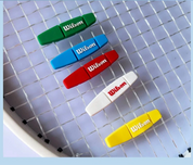 Wilson 2 peças amortecedores de vibração para raquete de tênis de formato longo amortecedor de silicone antivibração para raquete de tênis