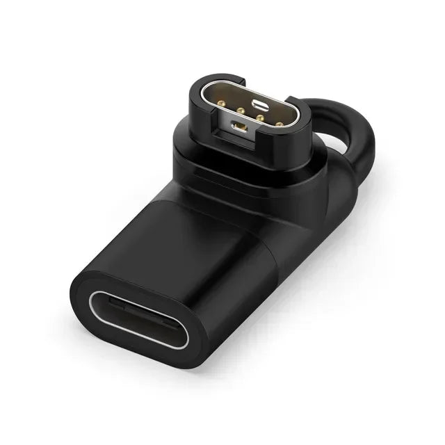 Adaptador de carregador para relógio Garmin Forerunner, conversor de carregamento, cabo USB iOS, tipo C, 265, 965, 245, 955, 255s, Venu 3 S, SQ2