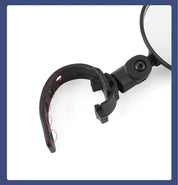 Espelho Retrovisor de Bicicleta Universal, Ajustável Girar, Ângulo Largo, Guiador de Ciclismo, Espelhos Retrovisores para MTB, Acessórios de Road Bike