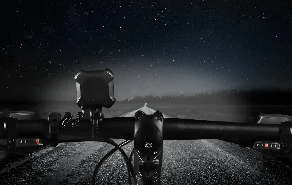 Bicicleta eletrônica Bell com carga USB, alarme trompete, luz de advertência, ciclismo Safety Riding, E-bike, Scooter