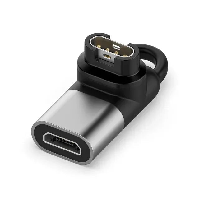 Adaptador de carregador para relógio Garmin Forerunner, conversor de carregamento, cabo USB iOS, tipo C, 265, 965, 245, 955, 255s, Venu 3 S, SQ2