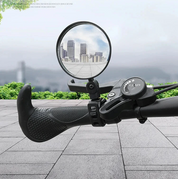 Espelho Retrovisor de Bicicleta Universal, Ajustável Girar, Ângulo Largo, Guiador de Ciclismo, Espelhos Retrovisores para MTB, Acessórios de Road Bike